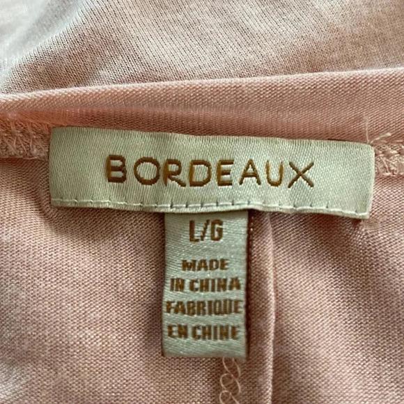 Bordeaux | V-Neck, Hi-Low T-shirt - Picture 4 of 7